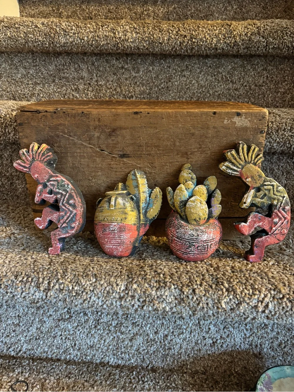 Rustic Red & Yellow Southwestern Wall Decor Set - Unbranded
